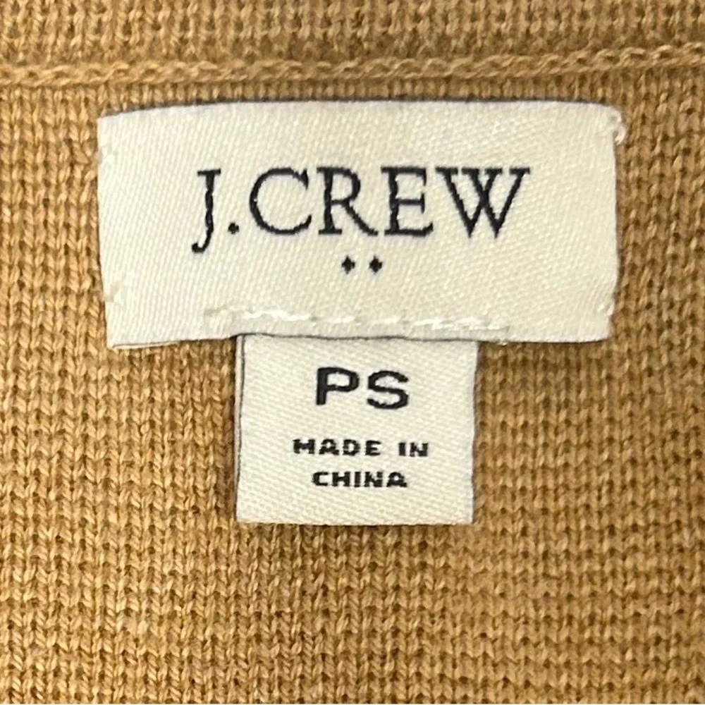 J.Crew Schoolboy sweater blazer Size SP Hthr Acorn Tan
